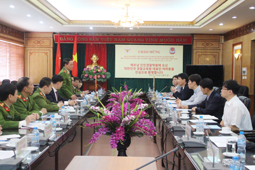 Học viện CSND đẩy mạnh hoạt động hợp tác với đối tác Hàn Quốc