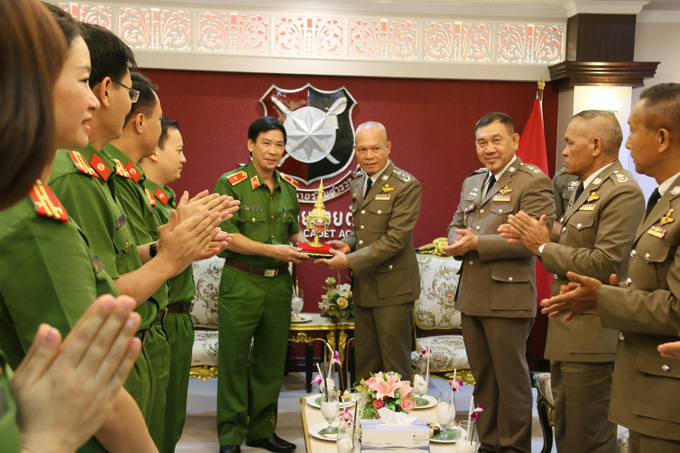 Giám đốc Học viện CSND thăm và làm việc tại Học viện Cảnh sát Hoàng gia Thái Lan
