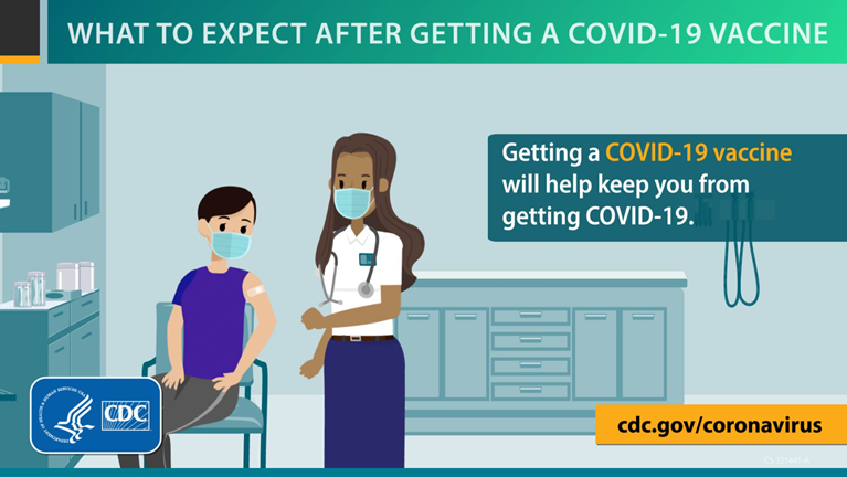 Phản ứng thông thường sau tiêm vắc xin phòng COVID-19